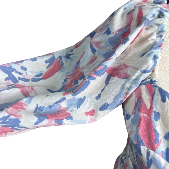 NWT Abercrombie & Fitch Puff Sleeve Sweetheart Neckline Corset Top Size M - Picture 7 of 14